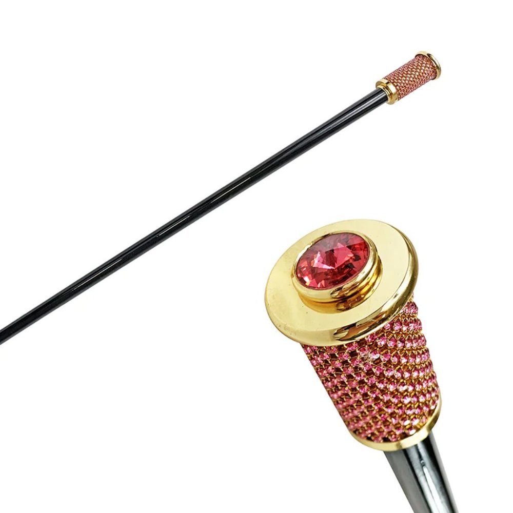 Cane with Pink Crytstal